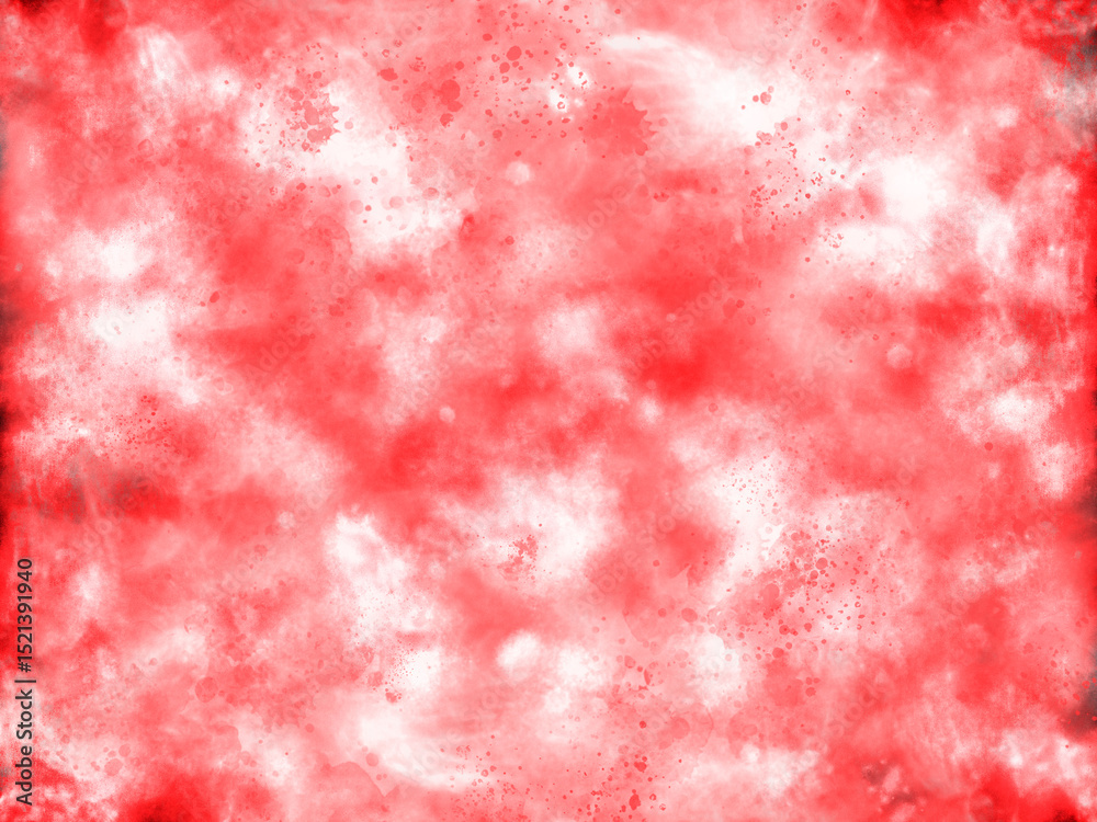 Obraz premium Abstract watercolor background with pink and white spots and splashes. Watercolor texture. Copy space. Illustration.