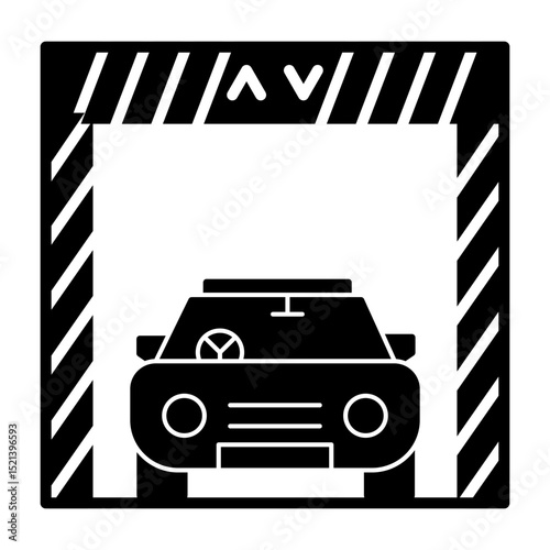 Elevator in parking garage Icon