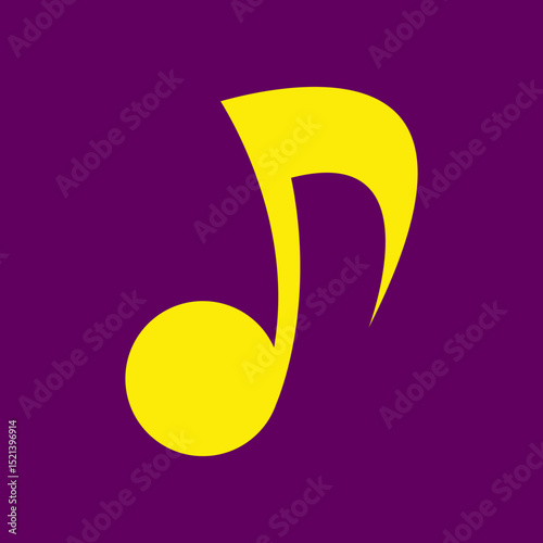 Music Note trendy artwork fascinating abstract vector illustration colorful practical design
