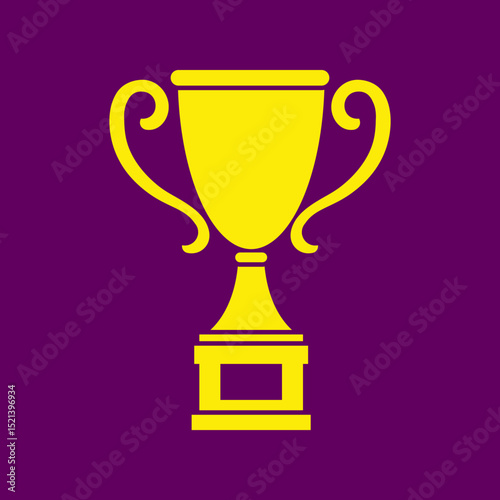 Trophy trendy artwork fascinating abstract vector illustration colorful practical design