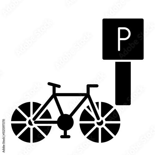 Bicycle parking Icon