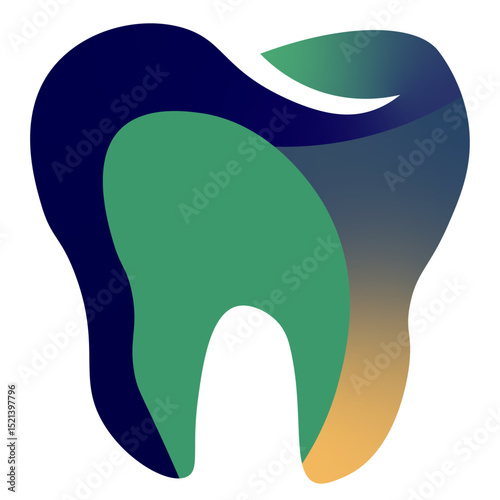  Oral hygiene concept. Dentist sign.  tooth symbol. Simple tooth pictogram design isolated.