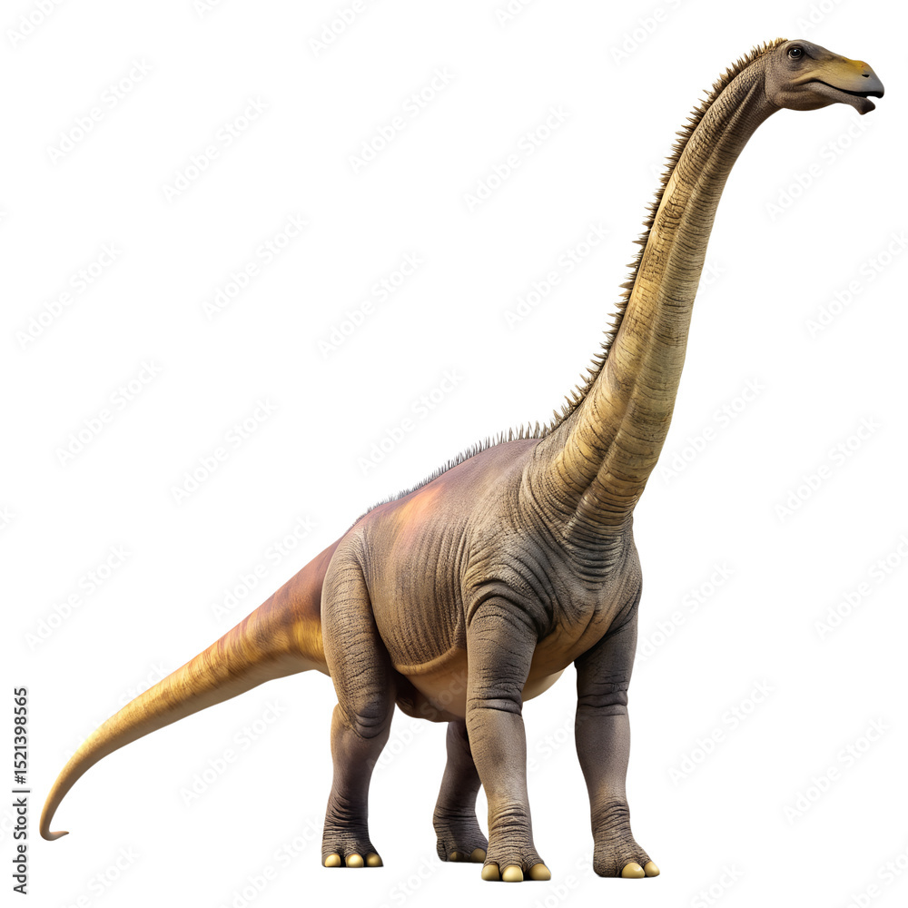 Fototapeta premium Brachiosaurus Altithorax Zuniceratops Christopheri isolated on transparent background