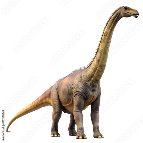 Brachiosaurus Altithorax  Zuniceratops Christopheri  isolated on transparent background