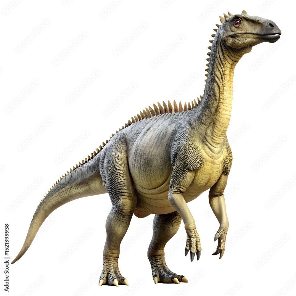 Fototapeta premium Hadrosaurus Foulkii Zuniceratops Christopheri isolated on transparent background