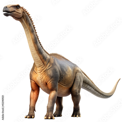 Patagotitan Mayorum  Zuniceratops Christopheri  isolated on transparent background
