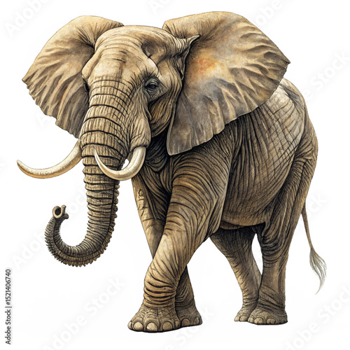 Realistic Elephant Render