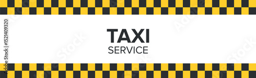 Abstract background in the style of a taxi - Vector illustration