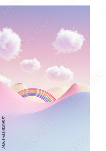 abstract vector background with clouds
