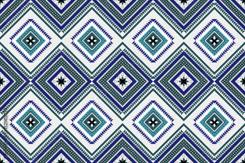 This ethnic pattern features precisely aligned diagonal lines, creating a rhythm and balance. The ethnic pattern highlights cultural artistry and transforms into a modern, eye-catching textile pattern
