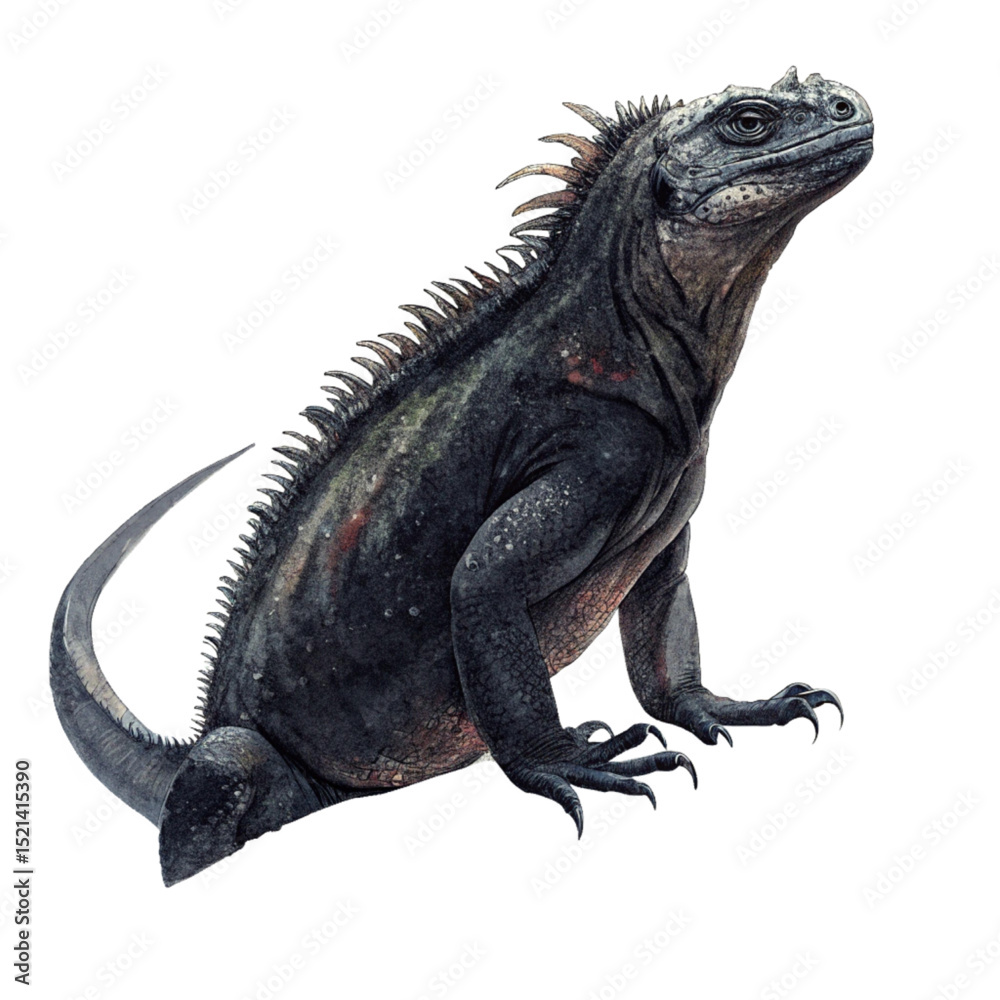 Fototapeta premium Black Iguana