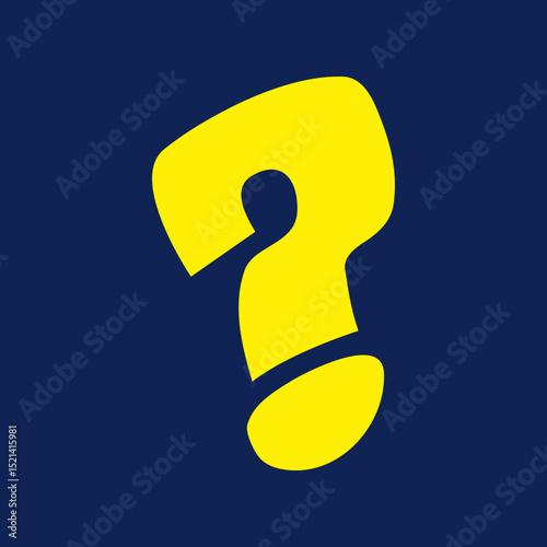 Question mark trendy artwork beautiful abstract vector illustration colorful applied design