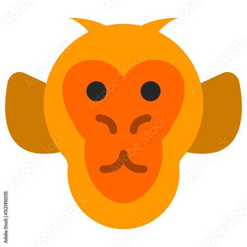 monkey flat icon