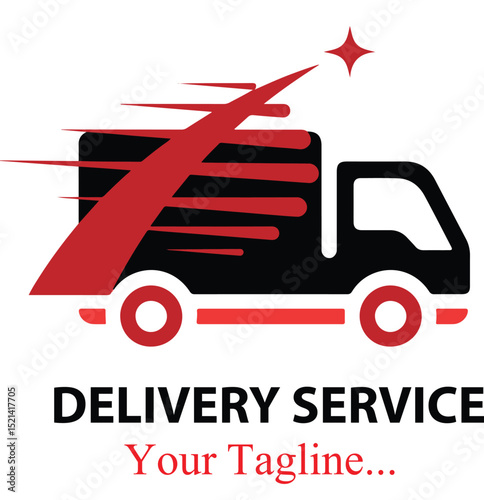 Delivery Truck Icon And Logo Vector File
