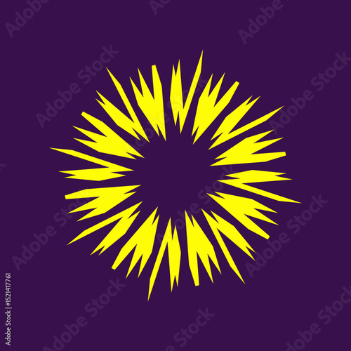 Fireworks trendy artwork lovely abstract vector illustration colorful applied design