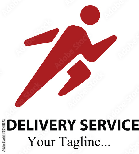 Fast Delivery Service Logo and Icon Vector File
