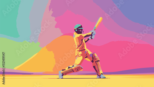 Explosive Cricket Swing – Action Strike Scene
