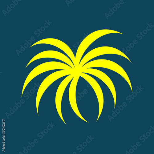 Fireworks trendy artwork handsome abstract vector illustration colorful applied design