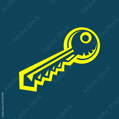 Home key trendy artwork handsome abstract vector illustration colorful applied design