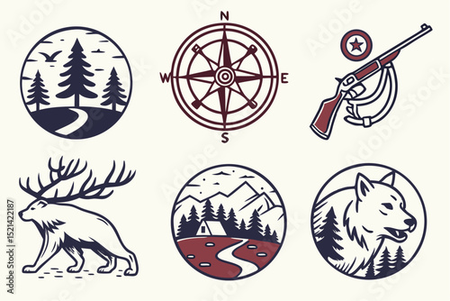 Wild Hunt: Vector Icon Collection