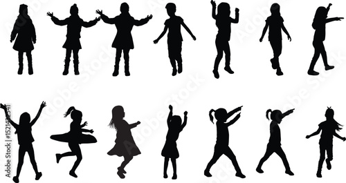 vector silhouettes of people