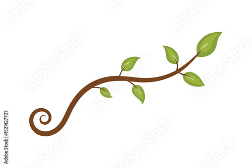 green leaves on a branch