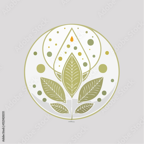 Vector set of design elements, logo design template, icons and badges for natural and organic cosmetics in trendy linear style - cruelty free, organic