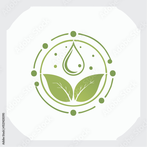 Vector set of design elements, logo design template, icons and badges for natural and organic cosmetics in trendy linear style - cruelty free, organic