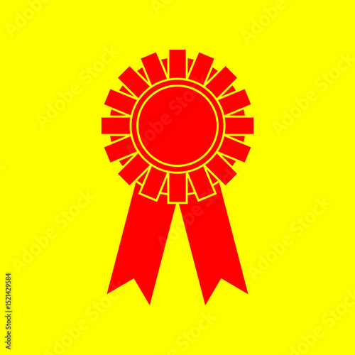 Winner prize trendy artwork gorgeous abstract vector illustration colorful applied design
