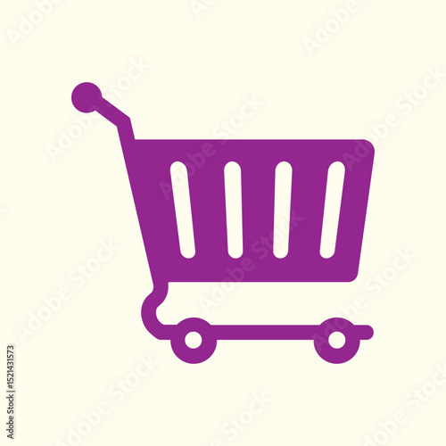 Online Cart trendy artwork pretty abstract vector illustration colorful applied design