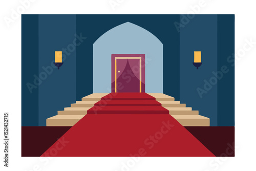 red carpet with a carpet