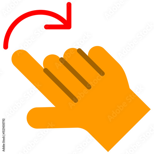 rotate flat icon