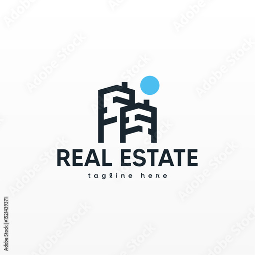 Modern Minimalist Real Estate Logo Design