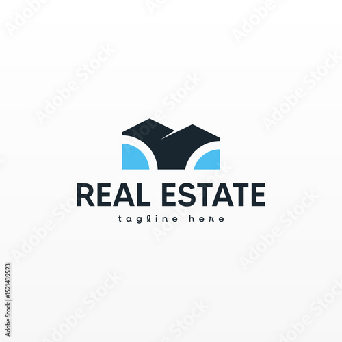 Modern Minimalist Real Estate Logo Design