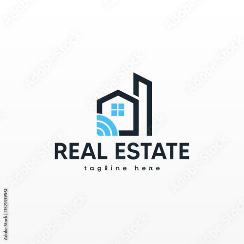 Modern Minimalist Real Estate Logo Design