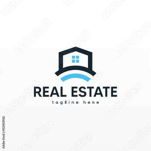 Modern Minimalist Real Estate Logo Design
