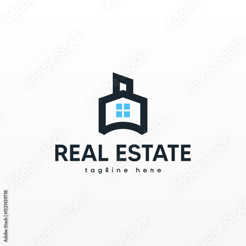 Modern Minimalist Real Estate Logo Design