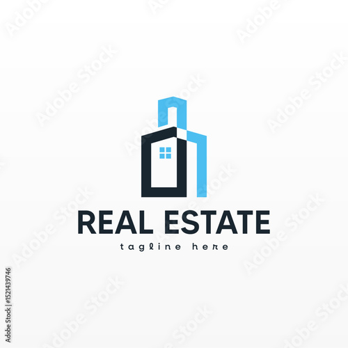Modern Minimalist Real Estate Logo Design