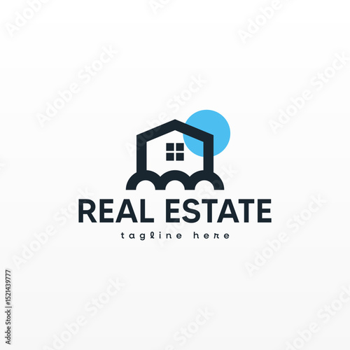 Modern Minimalist Real Estate Logo Design