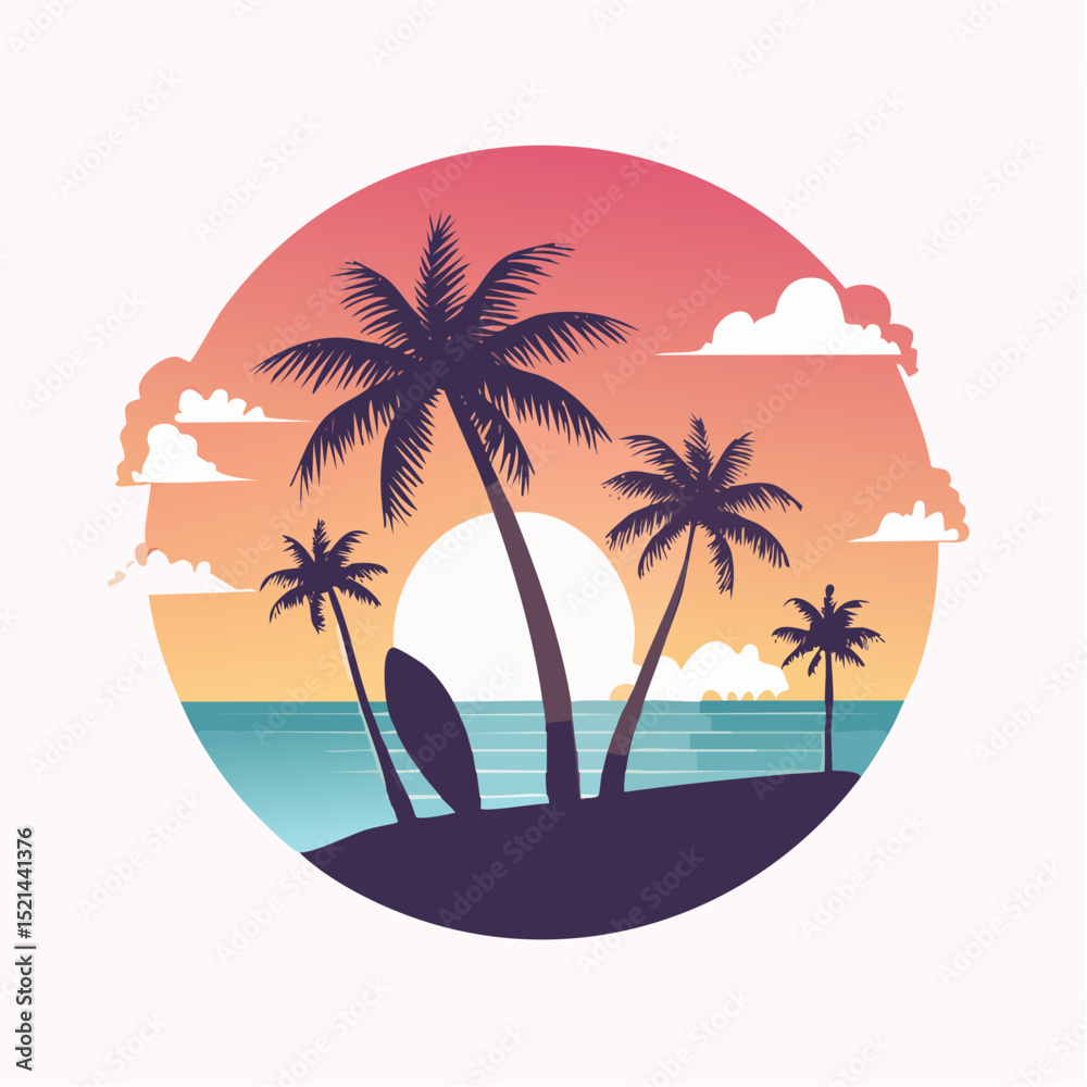 Fototapeta premium Vector logo design template and graphic element for advertising, branding, heart shape and love, funny cartoon illustrations with smiling character, valentine day mascot, self care ...