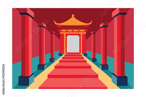 red carpet on the roof
