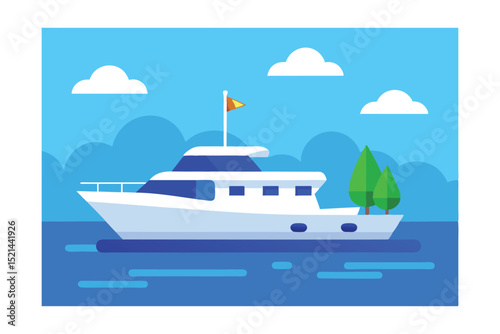 cruise ship in the sea