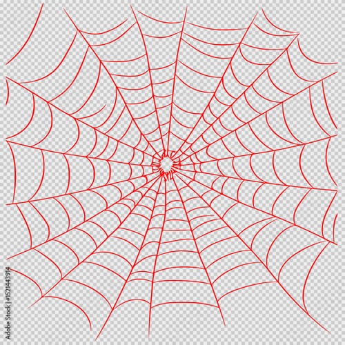 Minimalist spider web illustration in black and white with crisp lines and a wide-angle view, isolated on a clean white background, ideal for design elements, clip art, or creative projects.