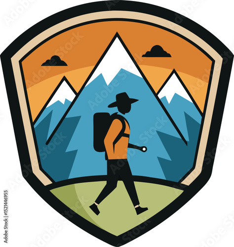 Sunset Ascent: The Hiker’s Badge of Mountain Adventure