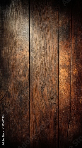 artistic professional rustic wood grain background with vignette lighting