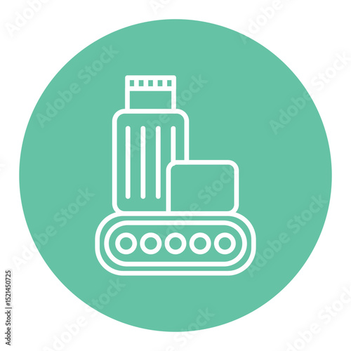 Luggage Conveyor Icon
