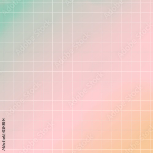 pink gradient color background with grid