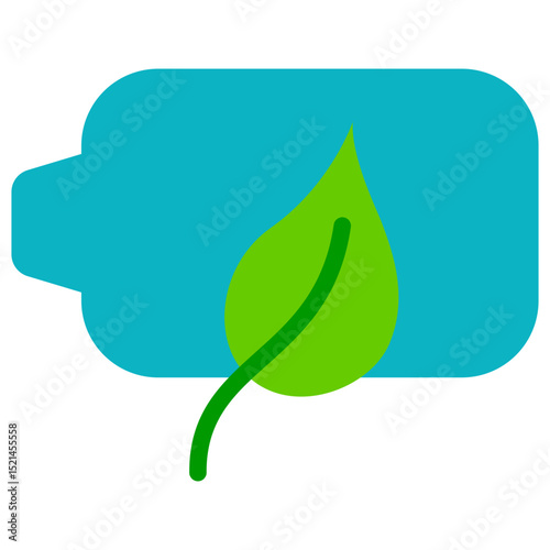 battery saver flat icon