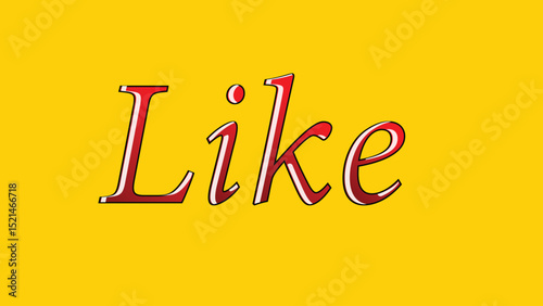 The word "like" is brilliant