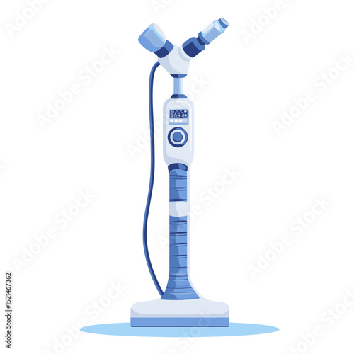 blue medical device cartoon style clip art preview